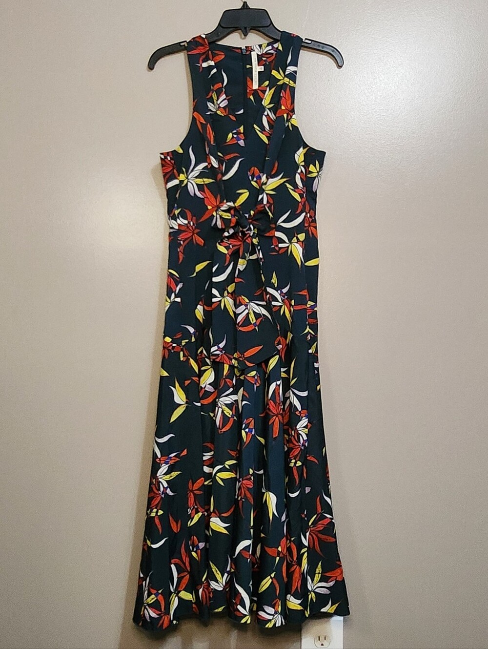 Rachel, Rachel Roy Floral Front Tie Sleeveless Maxi Dress Size 12
